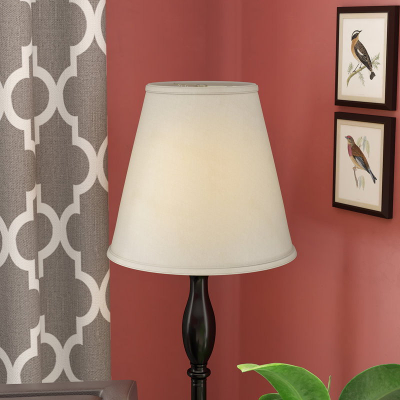 Abat-jour en tissu Deep Cone, Blanc