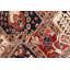 Tapis rouge / noir / beige de haute qualité tissé à la main Aryana