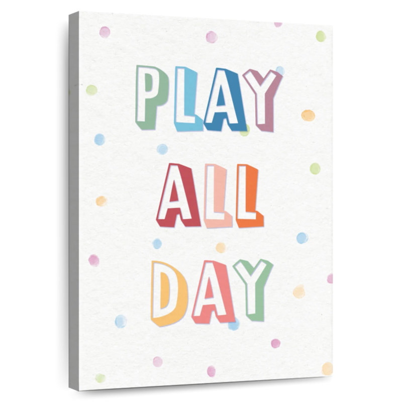 Enseigne Ashelle Play All Day, H 12 po x l 8 po