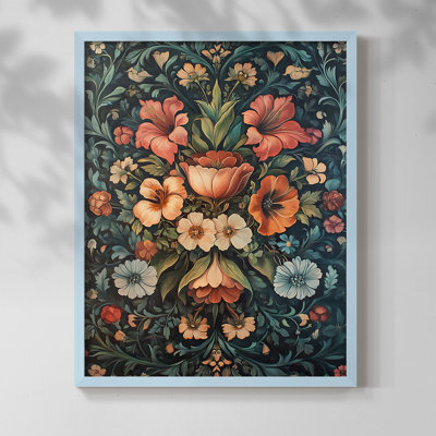 Armoire de salle à manger de la série III de William Morris - Prêt à accrocher - aucun clou requis