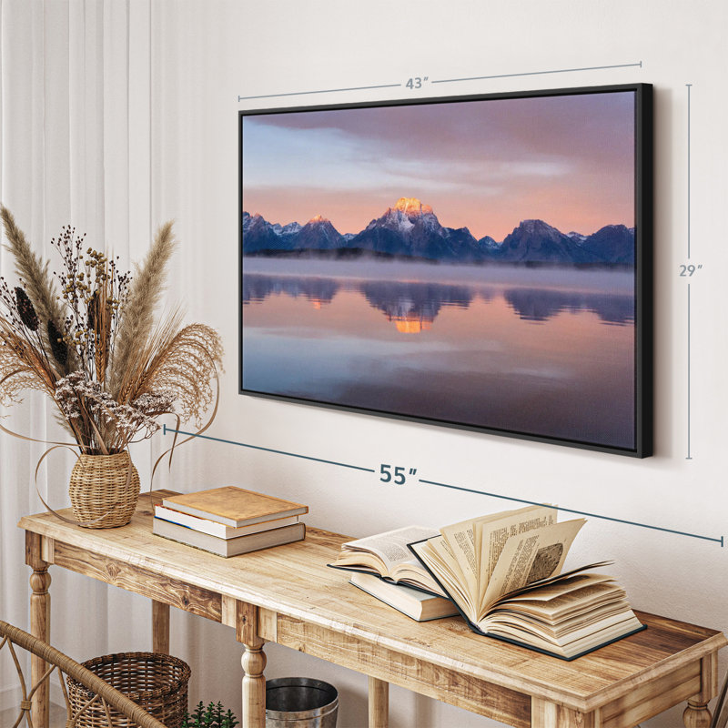 Ottosen Grand Teton Glow Canvas Print, 29" H x 43" W