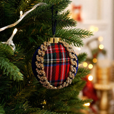 Décorations de Noël Décorations de Noël de 8 centimètres d'ornements colorés et scintillants pour les fêtes Décorations de Noël