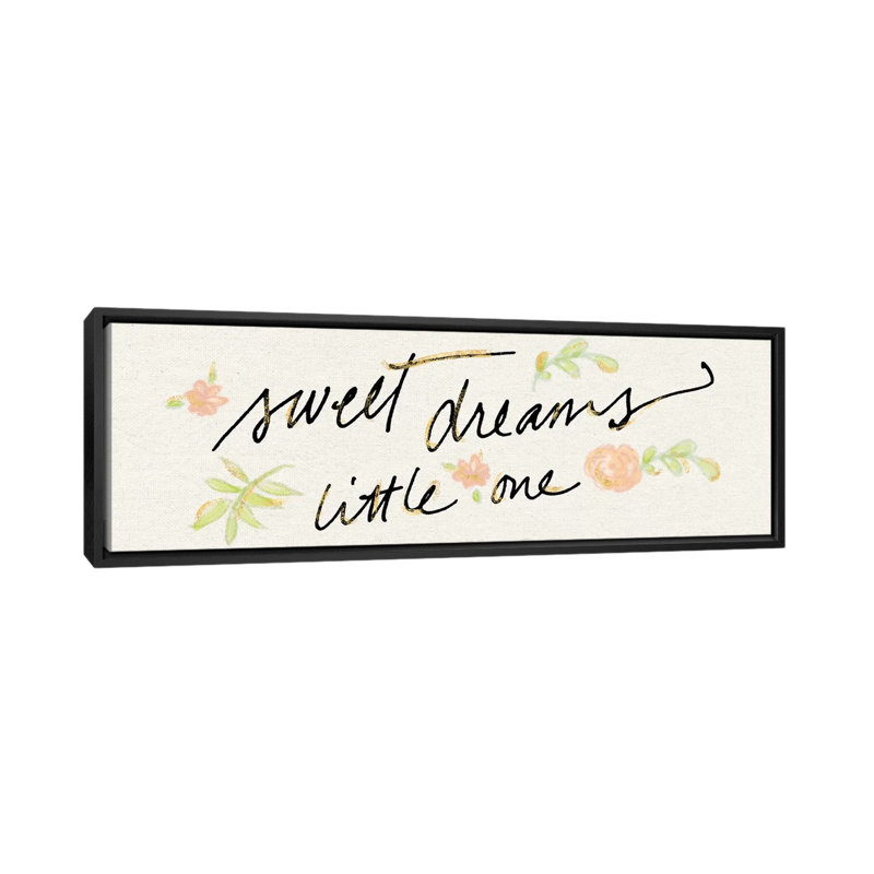 «Sweet Dreams Little One» par Sue Schlabach, impression sur toile tendue sur châssis, H 16 po x l 48 po x P 1,5 po