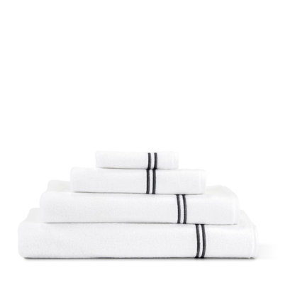 Frette Simple Border Bath Towel - White