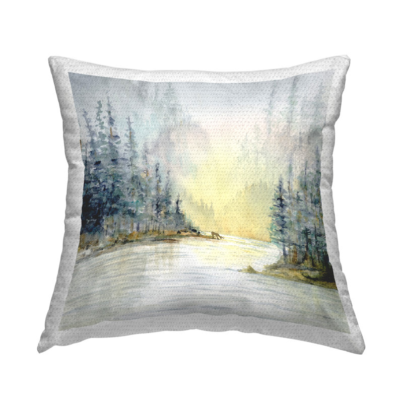 Coussin Woodland Lake
