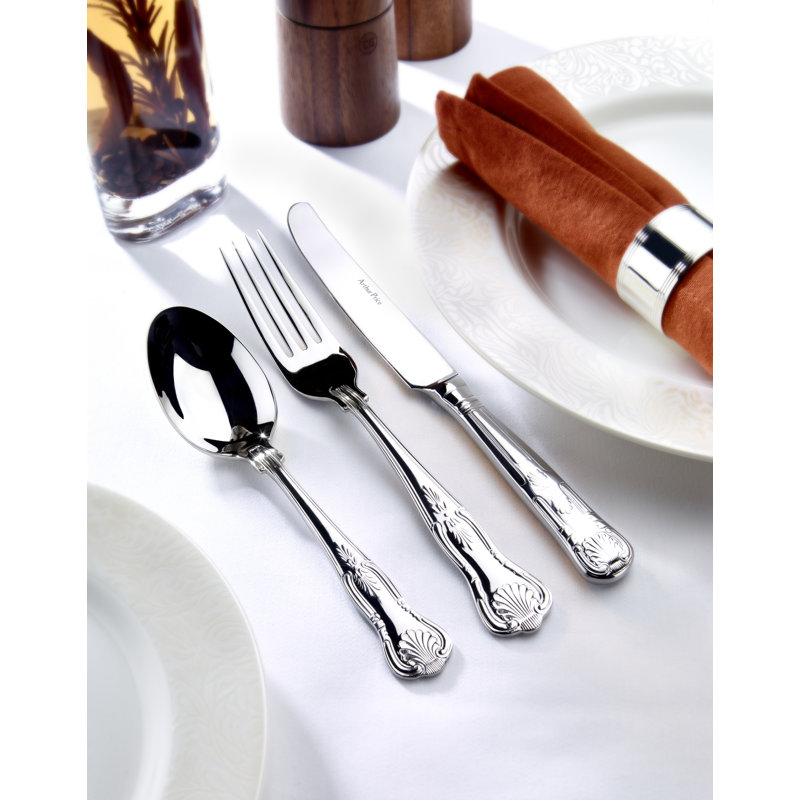 Arthur Price, Kings - 44 Piece Cutlery Set, Service for 6
