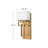 Lanza 1-Light Wall Sconce-445075071-445075329