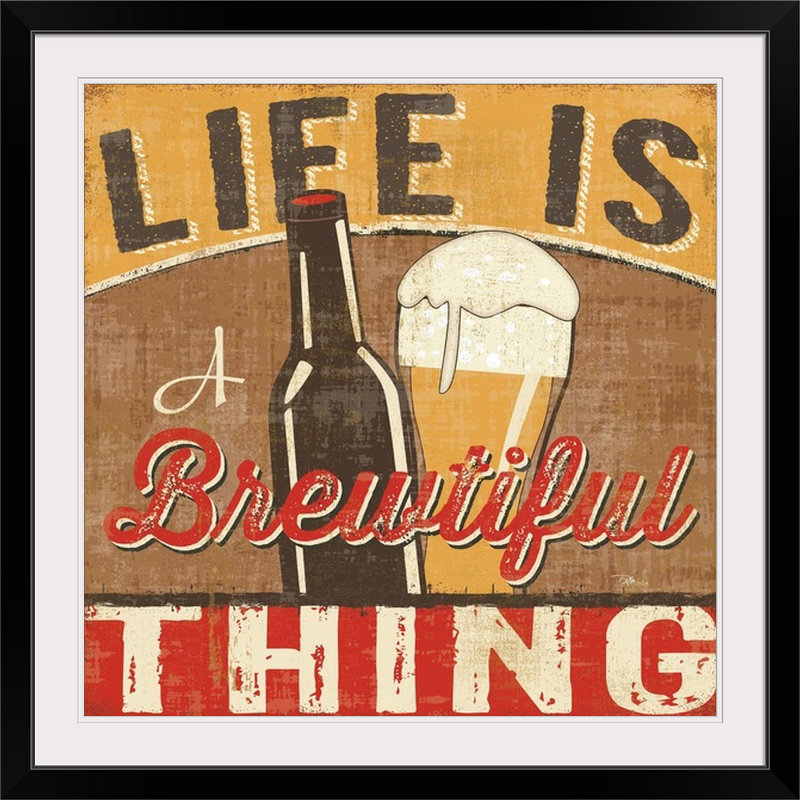 « ii », impression Craft Brew, H 35 po x l 35 po x P 1,5 po, Toile