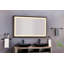 84 X 48 Inch LED Bathroom Mirror With Aluminum Frame, Wall Mounted Vanity Mirror, Anti-Fog, Memory, 3 Colours, Stepless Dimmable-264624902