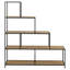 Amirea 150cm H x 135cm W Step Bookcase-107686467
