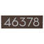 Plaque d’adresse murale sur 1 ligne flottante-41299680-41299946-41303794