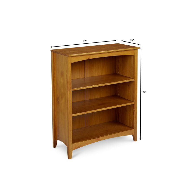 Colton Bookcase, Cherry, (3 Shelves) 36" H x 30" W x 13"D