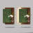 Brown + Green Rectangle Sandstone Wall art-118591959
