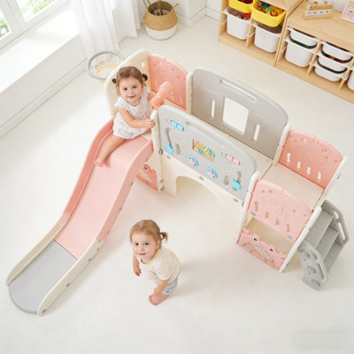 11 In 1 Toddler Slide, Kids for Toddler Age 1-3 Climber Slide Outdoor Indoor Playset