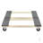 Furniture Dolly, 1000 lbs Each Load Capacity, 2 Packs, 18" x 30", 8 x 3" PP Swivel Casters, Heavy-Duty Hardwood Furniture Moving Dolly, Mover's Dolly, Moving Cart with Wheels for Heavy Furniture