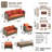 7 - Piece Outdoor Wicker Patio Conversation Furniture Set With Swivel Chairs-109530720