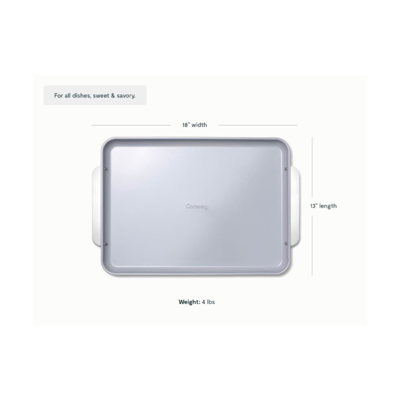 Caraway Nonstick Ceramic Large Baking Sheet, Cream