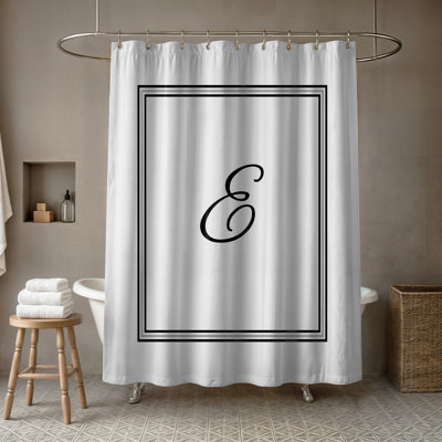 Kriebel Striped Single Shower Curtain