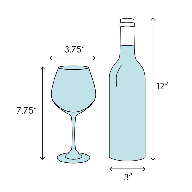 Verre 16 oz. Drinkwise® Verre à vin rouge