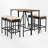 4 - Person Rectangular Outdoor Counter Height Dining Set