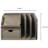 Kennemer Solid Wood Desk Organizer Caddy-1888307025