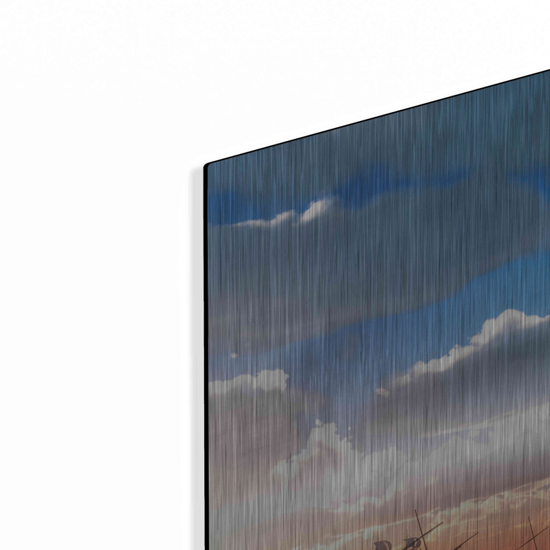 Trinx «Fléau de la mer» par Daniel Eskridge, art mural en métal, H 24 po x l 36 po