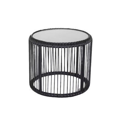 Table d'appoint d'extérieur ronde 17,71 po Coppock
