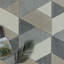 Sanjuan Rhombus Grey/Beige Area Rug-1270134514