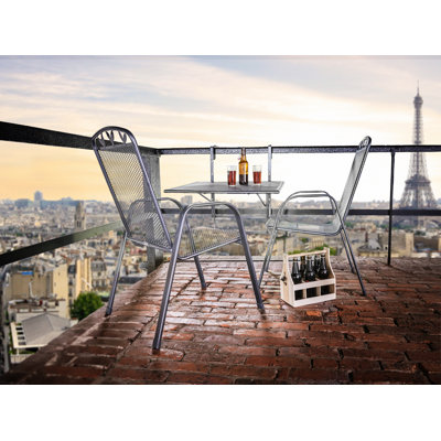 Tolentino Folding Steel Balcony Table