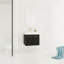 Base de meuble-lavabo simple 23,6 po mural seulement
