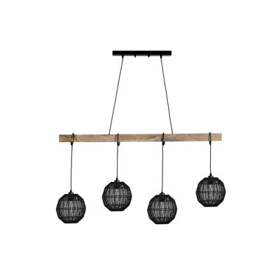 Byersville 4 - Light Black/Brown Pendant