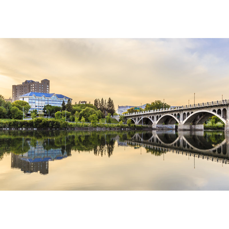" Sunset Over Saskatoon ", 20" H x 30" W  