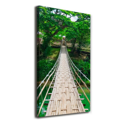 Suspension Bridge - Wrapped Canvas Print