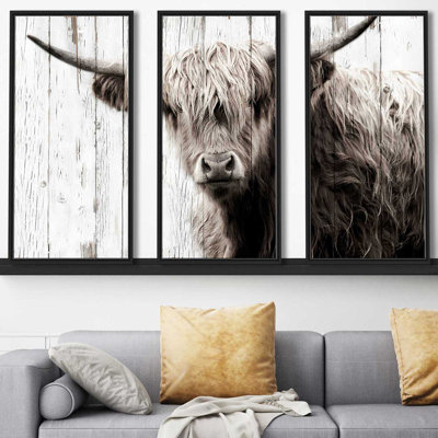 "Highland Prise" par Danita Delimont, reproduction sur toile flottante 3 pièces