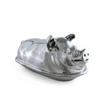 Arthur Court Designs Aluminum Butter Dish