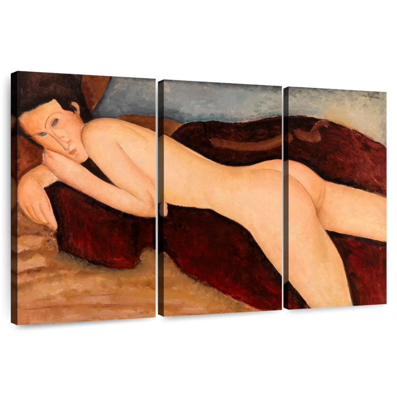 Reclining Nude From The Back