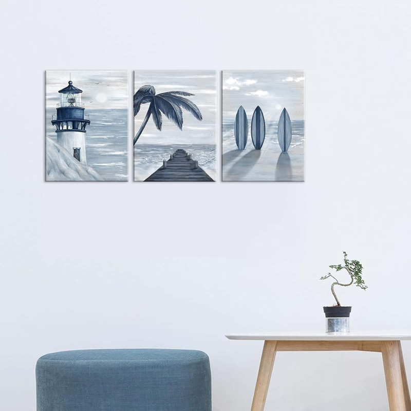 3 Piece Wrapped Canvas Wall Art