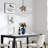 Isley 6 - Light Dimmable Clear Bubble Globe Glass Sphere Chandelier-1723057246