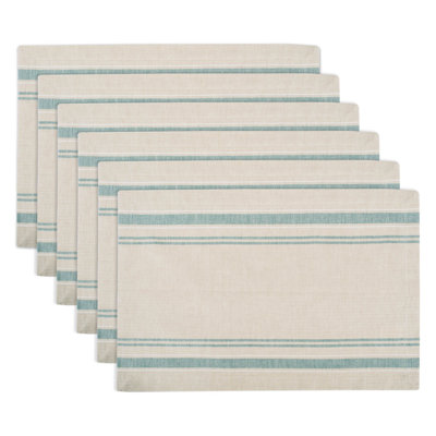 Sykora Cotton Striped Rectangle Placemat