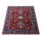 Red Blue Silk and Wool Handmade Oriental Area Rug, Hand Knotted, Rectangle Shape-597586226