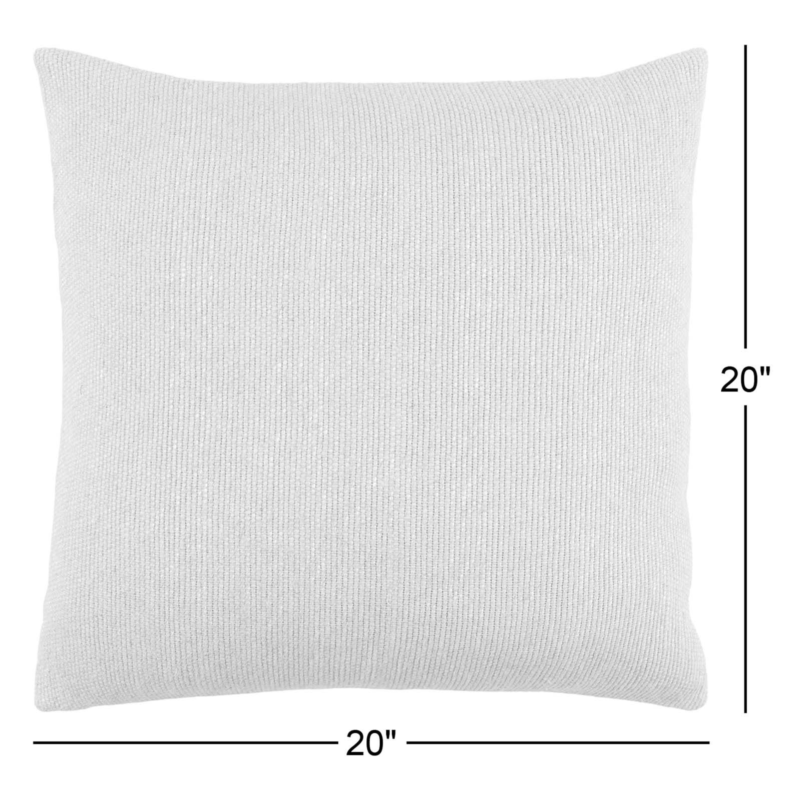 Keri Lumbar Throw Pillow, 22" x 22", Pillow Cover Only - No Insert, Cream