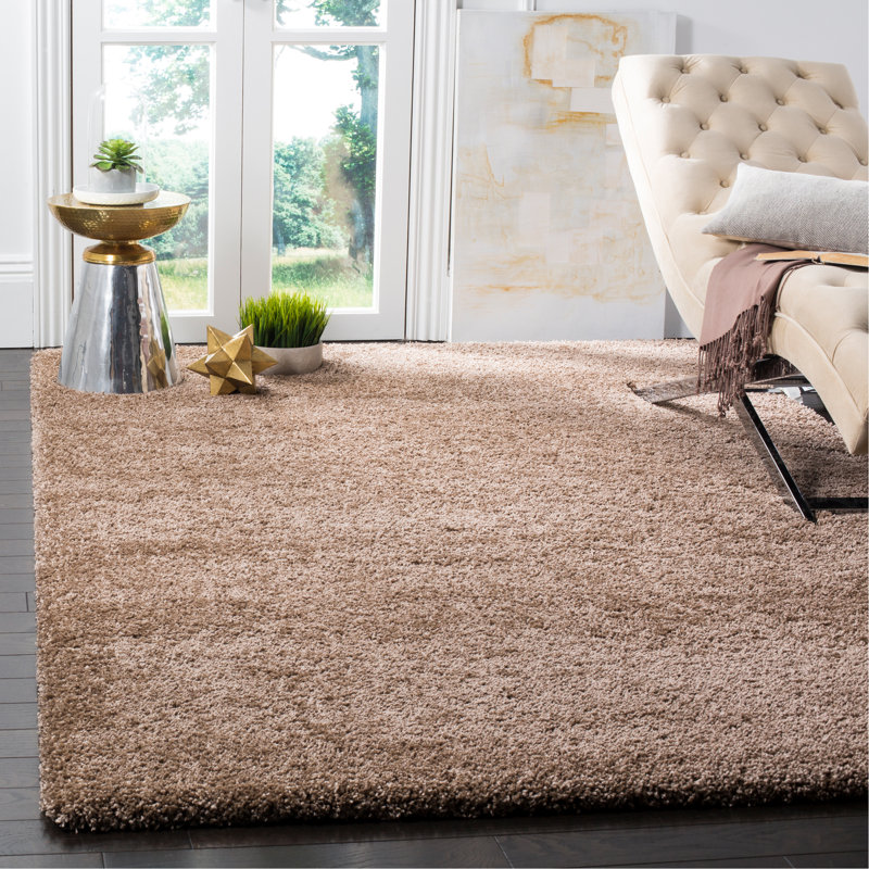 Assar Area Rug, Rectangle 2' x 4', Dark Beige
