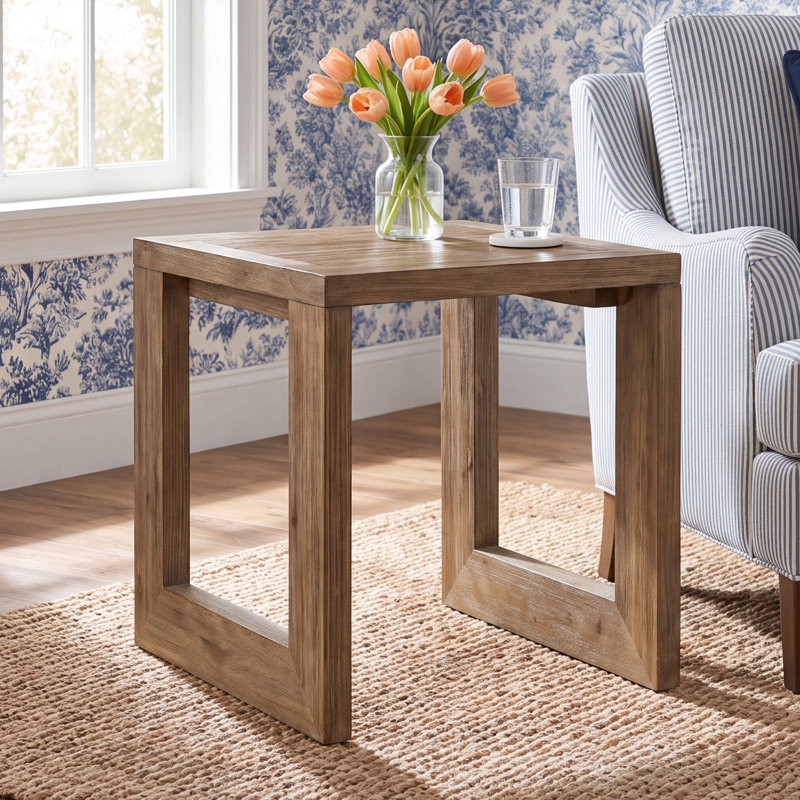 Baxley End Table, Ivory