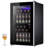 COWSAR 17.52'' 24 Bottle and 75 Can Single Zone Freestanding, Beverage Refrigerators & Coolers, Temperature Control, Reversible Door, Low Noise