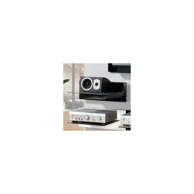 1 HiFi Rack, White / Black