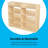 8 Compartment Plywood / Laminate Board Shelving Unit