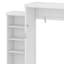Lit escamotable peu encombrant conçu avec des tablettes de rangement intégrées et des tiroirs pratiques-130143898