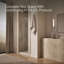 Porte de douche à pivot 36 po x 74 po avec technologie CleanCoat® Revel-14674203