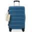 Valise 24 po Hardshell ABS à carreaux, valise de voyage extensible durable avec roulettes, serrure TSA