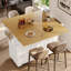 142.5 cm W Kitchen Island with Top-35778934
